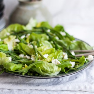 Pea and Asparagus Composed Salad
