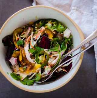 Apple Beetroot Chopped Salad